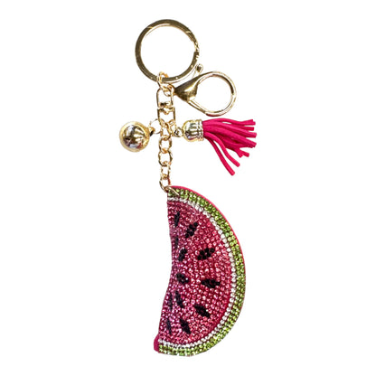 Rhinestone Watermelon Key Chain KC824-44. (12PC)