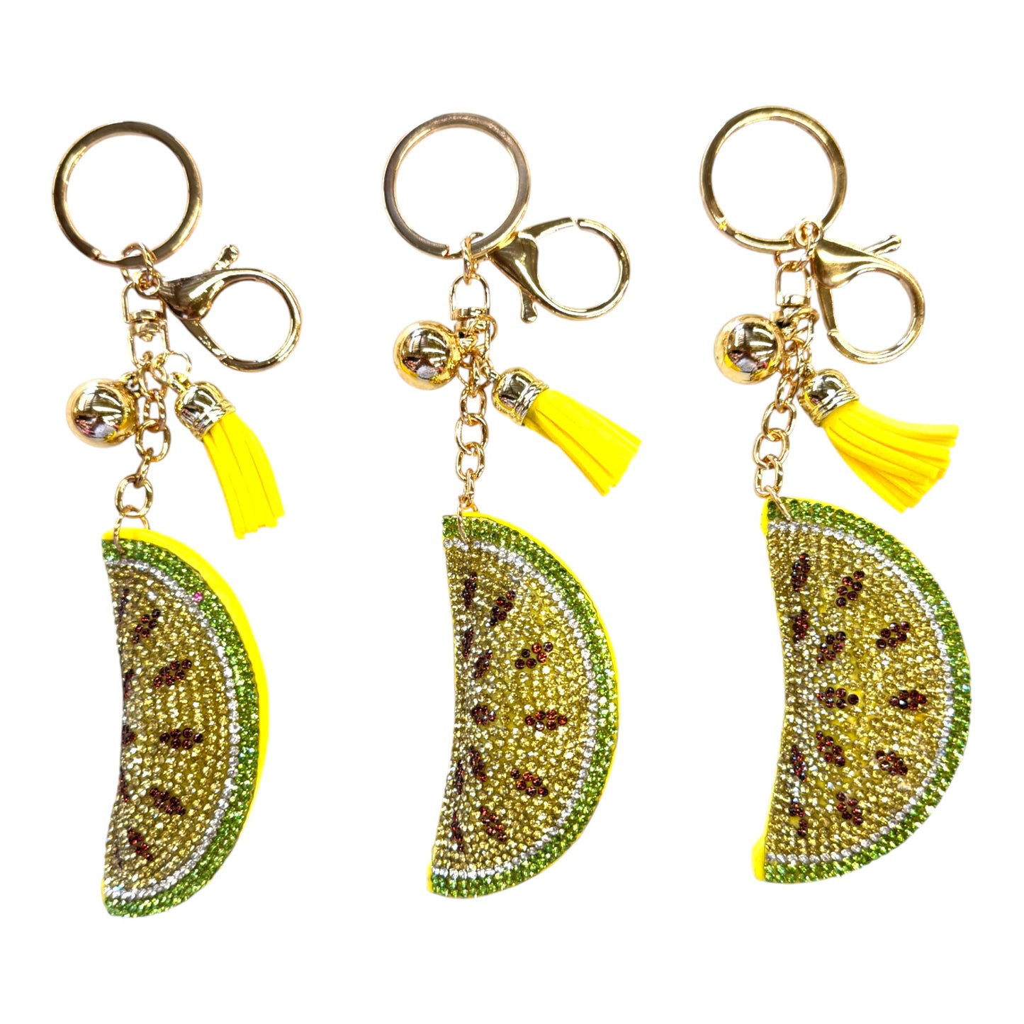 Rhinestone Watermelon Key Chain KC824-44. (12PC)