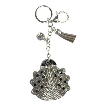Rhinestone Ladybug Key Chain KC301-17. (12PC)