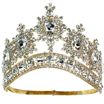 Crystal Tiara Crown HT0955 (1PC)