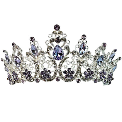 Crystal Tiara Crown HT0915 (2PC)