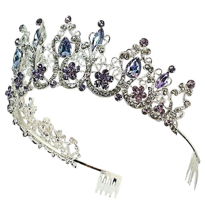 Crystal Tiara Crown HT0915 (2PC)