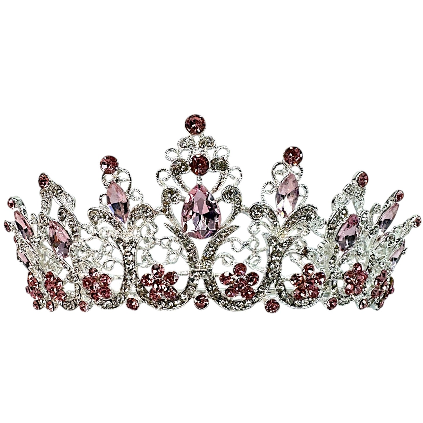 Crystal Tiara Crown HT0915 (2PC)