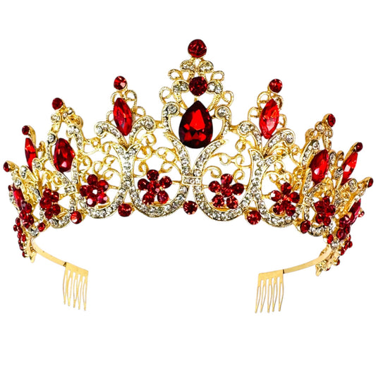Crystal Tiara Crown HT0915. (2PC)