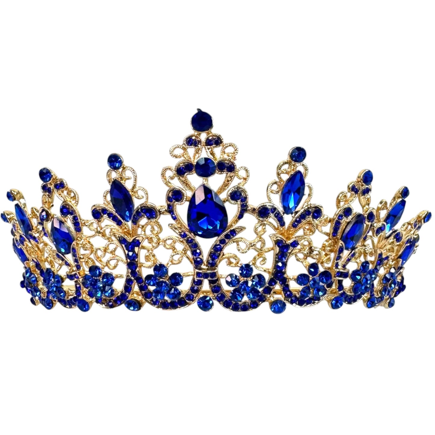 Crystal Tiara Crown HT0915 (2PC)