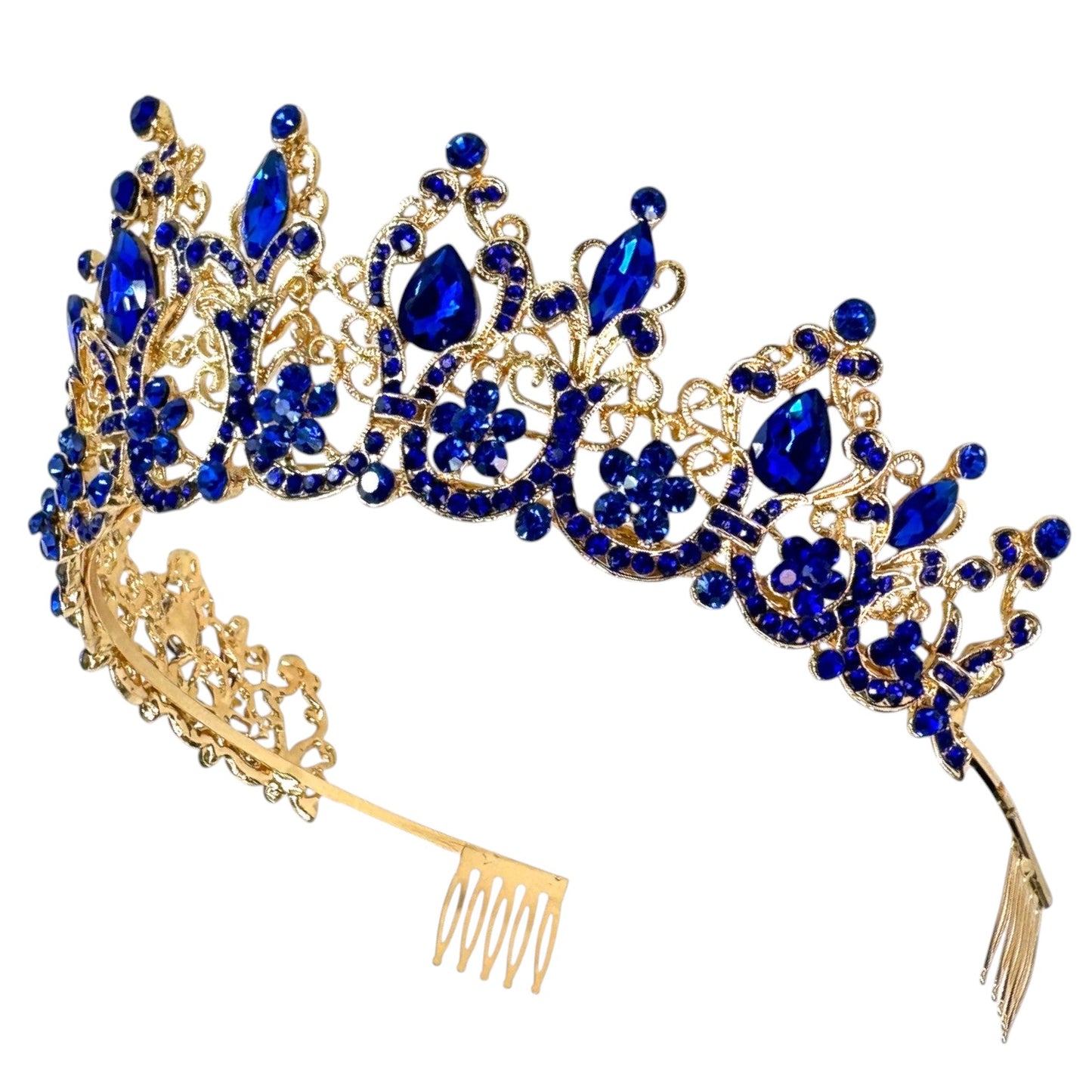 Crystal Tiara Crown HT0915 (2PC)