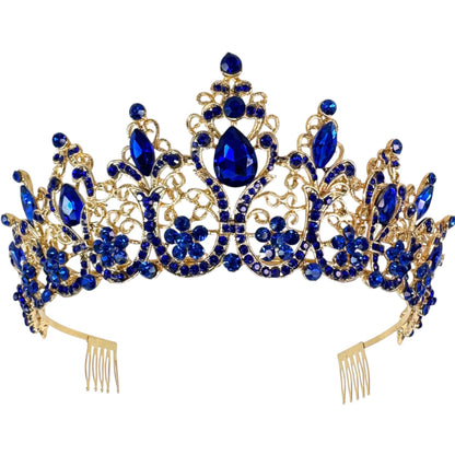 Crystal Tiara Crown HT0915 (2PC)