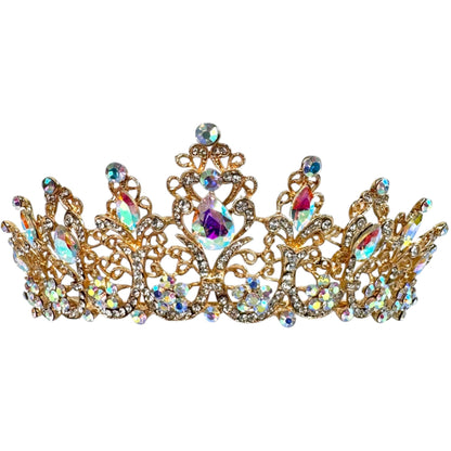 Crystal Tiara Crown HT0915 (2PC)