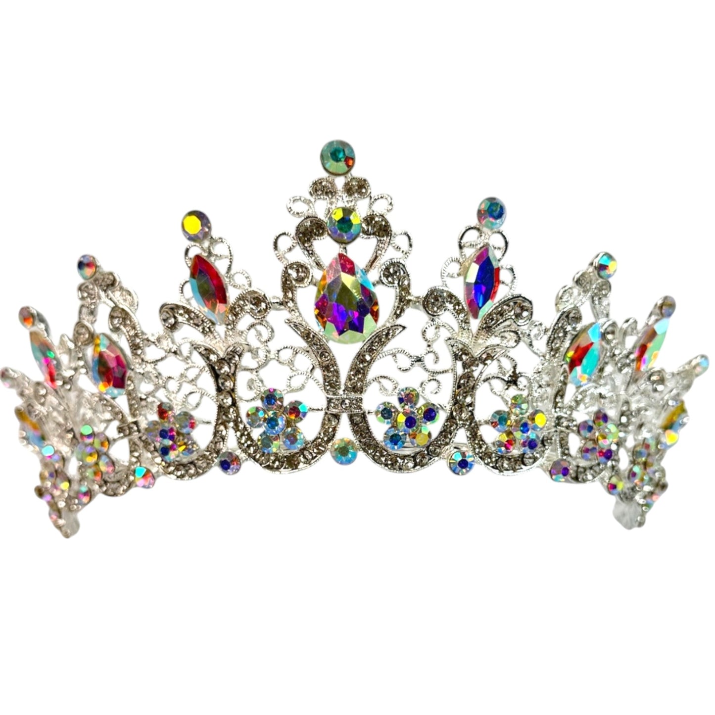 Crystal Tiara Crown HT0915 (2PC)