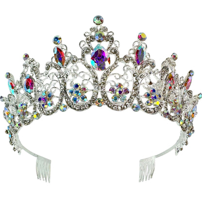 Crystal Tiara Crown HT0915 (2PC)