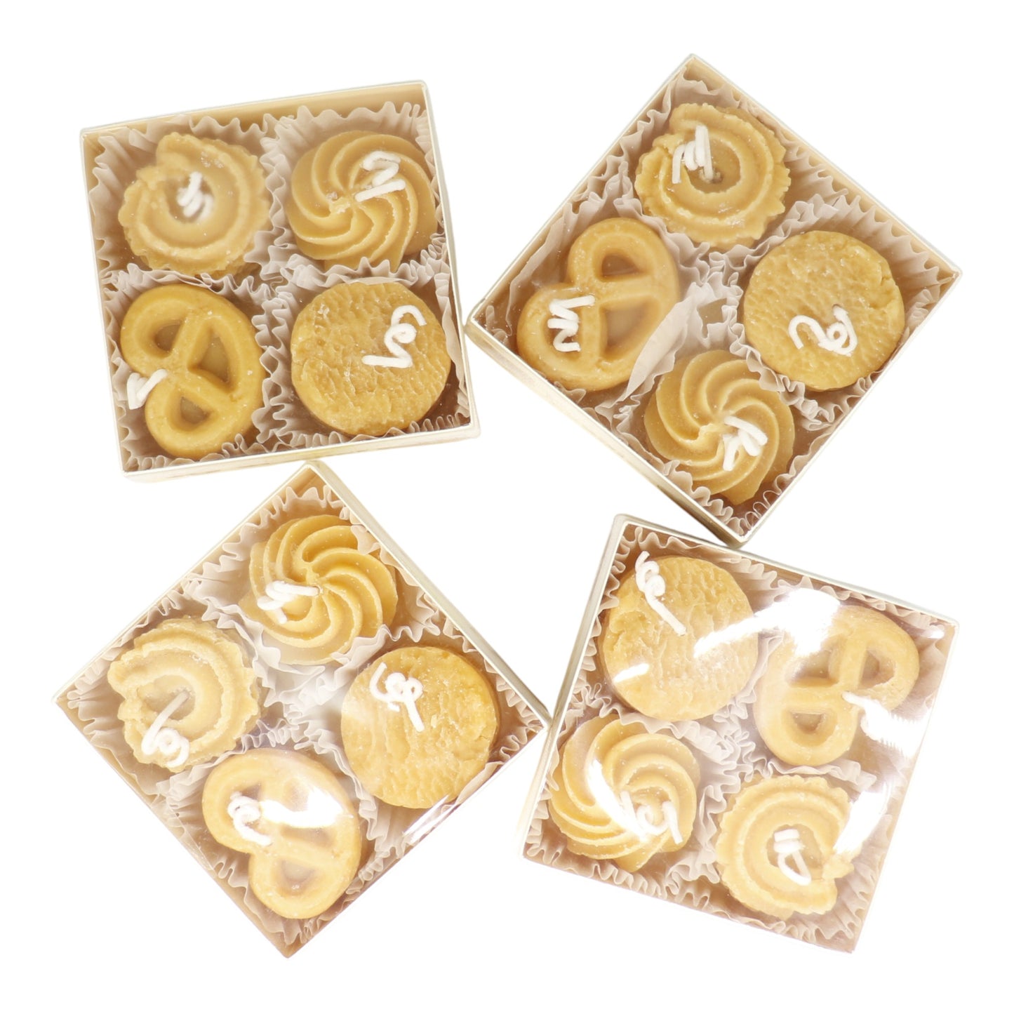 Cookie Shape Scented Candle Box SS41106-2. (12PC)