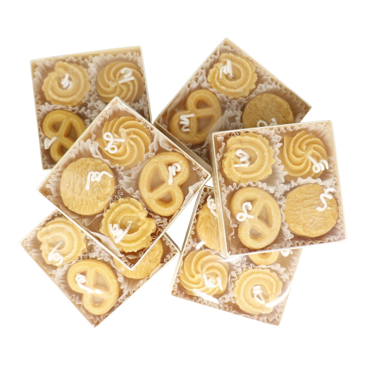 Cookie Shape Scented Candle Box SS41106-2. (12PC)