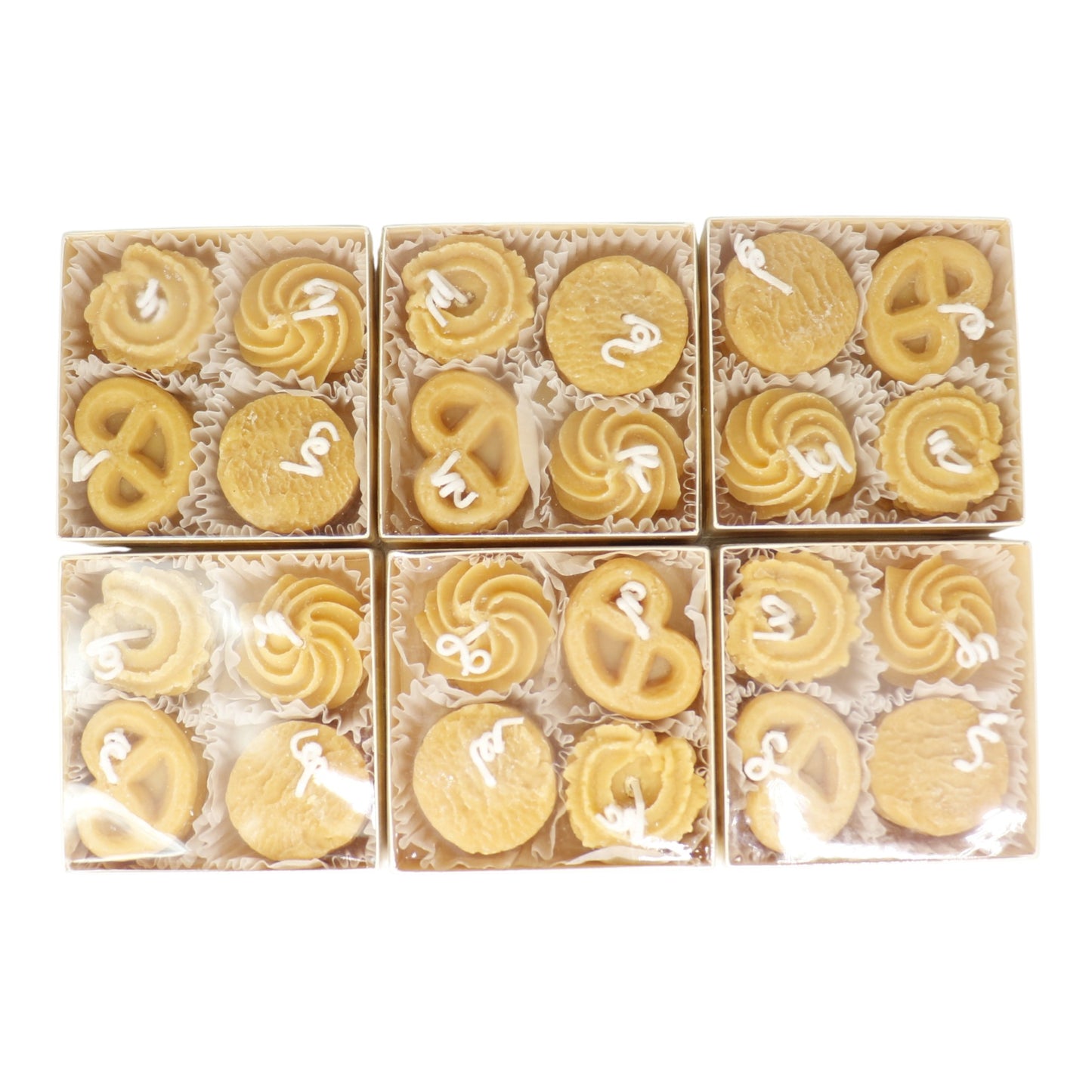 Cookie Shape Scented Candle Box SS41106-2. (12PC)