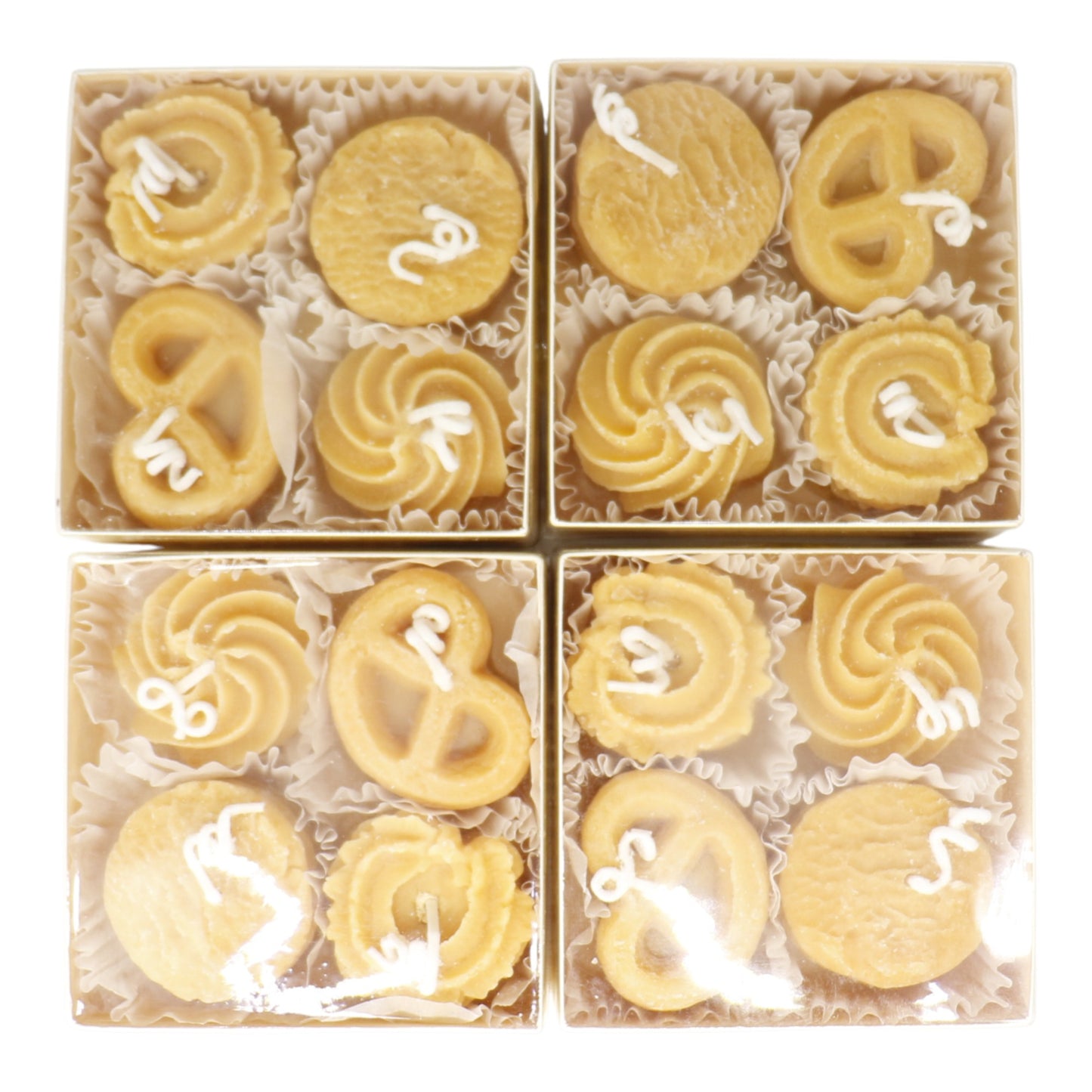 Cookie Shape Scented Candle Box SS41106-2. (12PC)