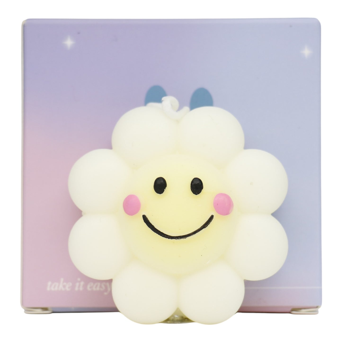 Smiley Face Flower Scented Candle SS41106-3.. (12PC)