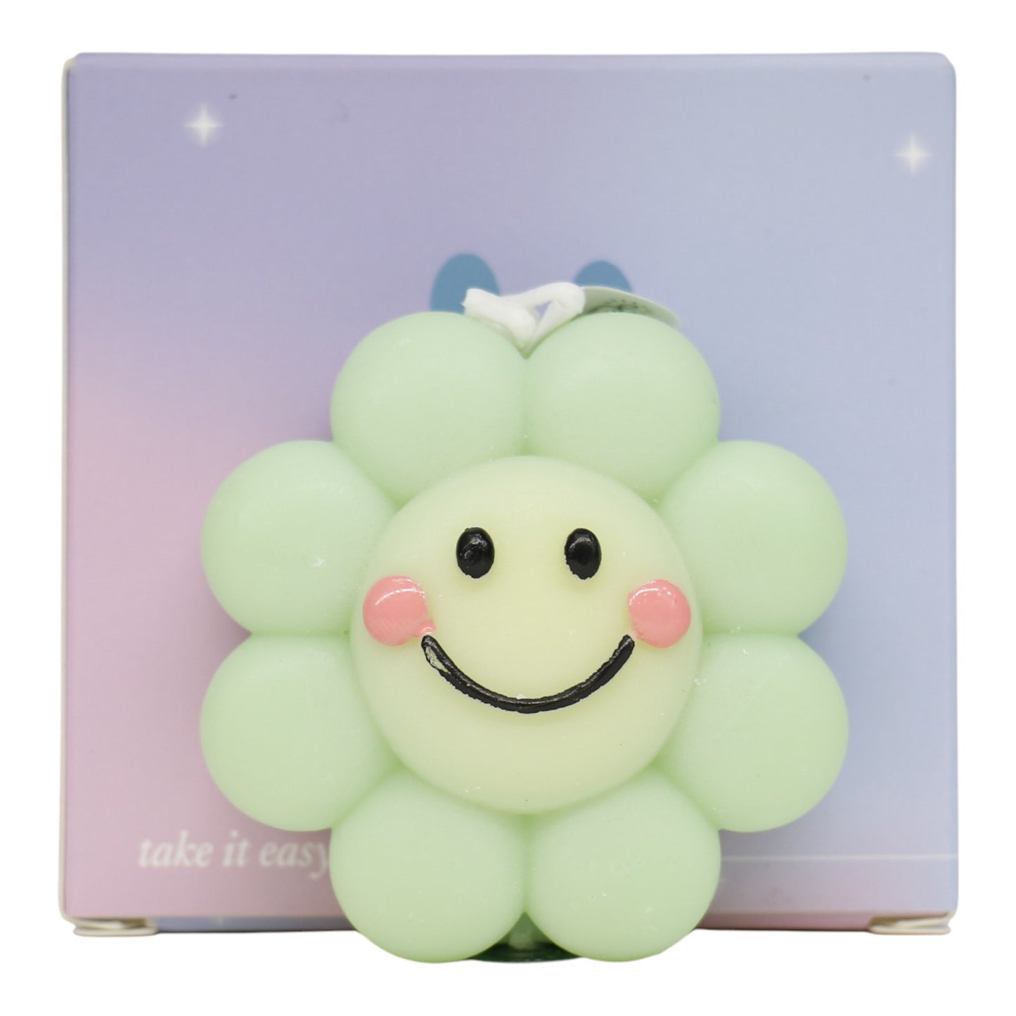 Smiley Face Flower Scented Candle SS41106-3.. (12PC)