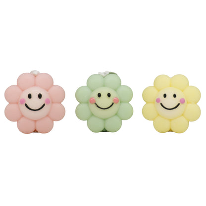 Smiley Face Flower Scented Candle SS41106-3.. (12PC)