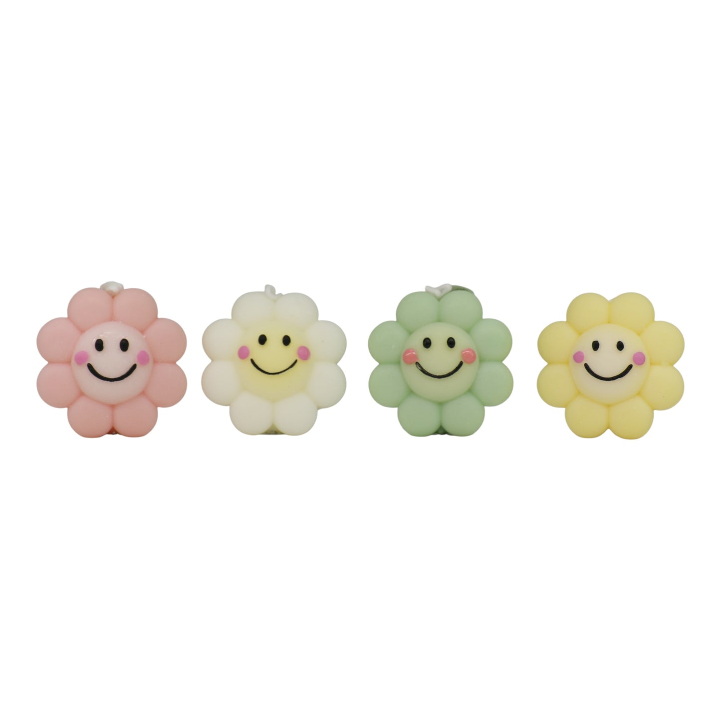 Smiley Face Flower Scented Candle SS41106-3.. (12PC)