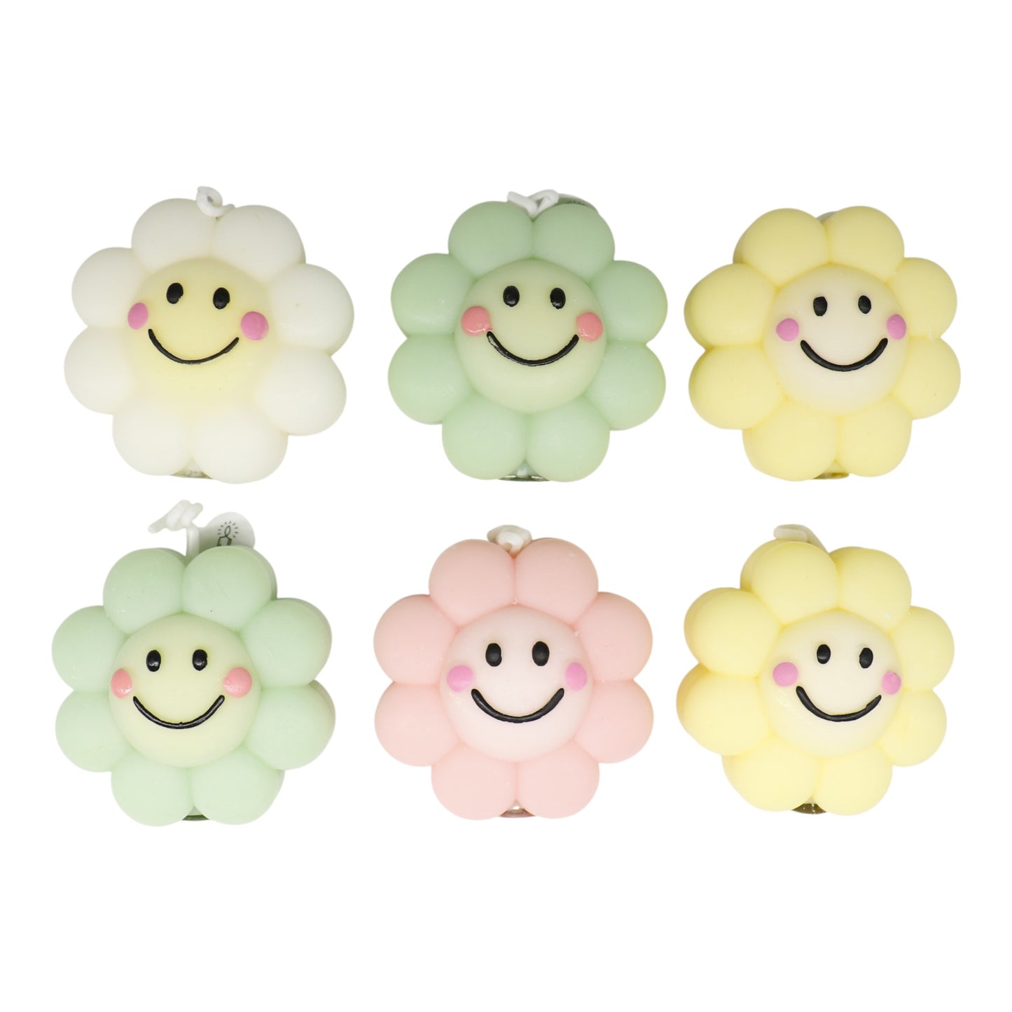 Smiley Face Flower Scented Candle SS41106-3.. (12PC)