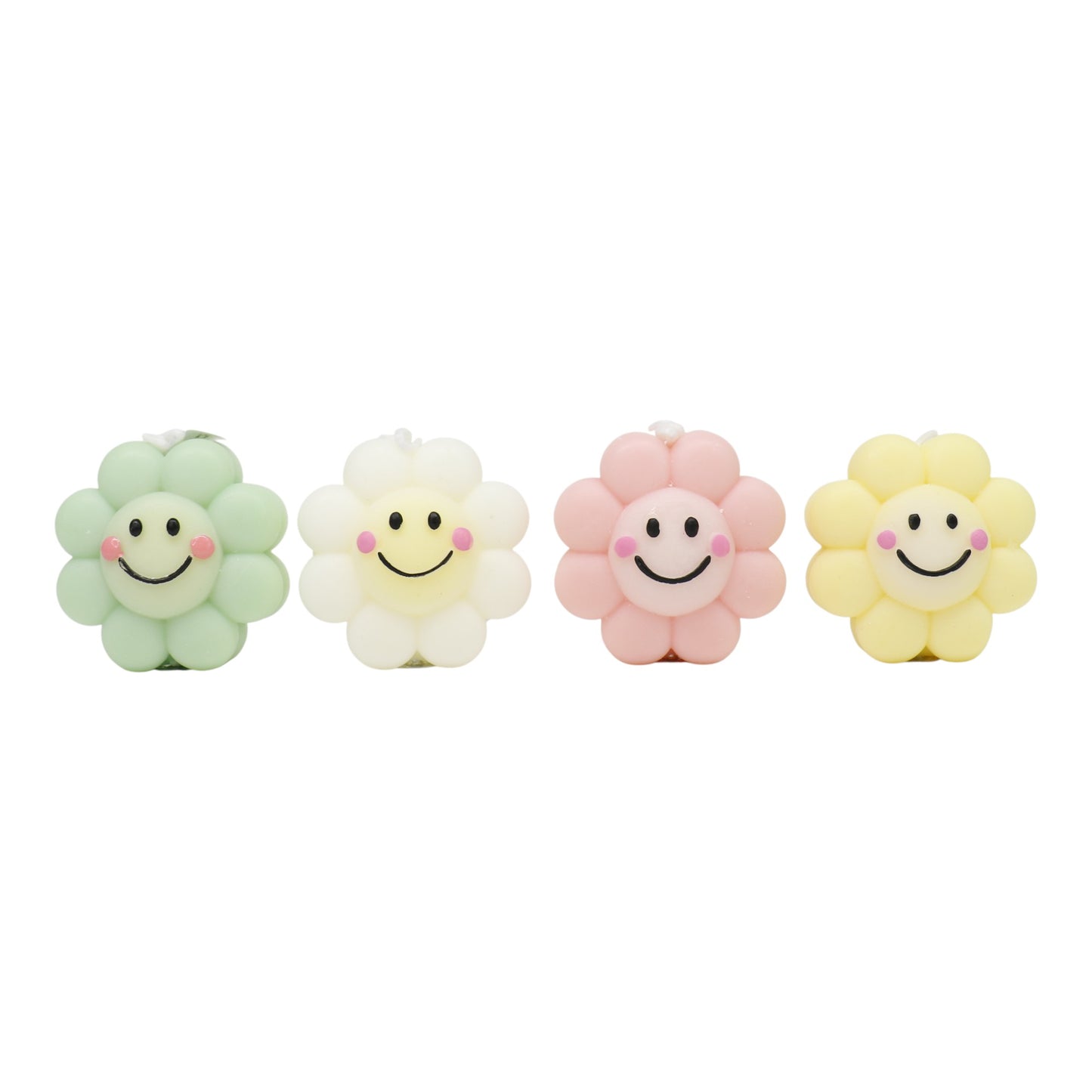 Smiley Face Flower Scented Candle SS41106-3.. (12PC)