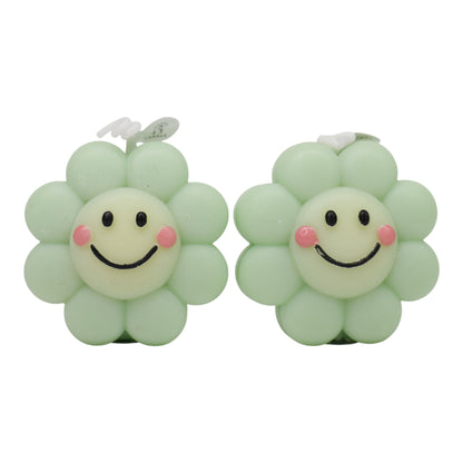 Smiley Face Flower Scented Candle SS41106-3.. (12PC)