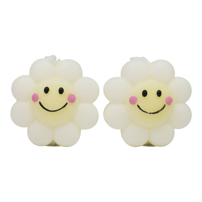Smiley Face Flower Scented Candle SS41106-3.. (12PC)