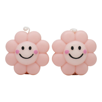 Smiley Face Flower Scented Candle SS41106-3.. (12PC)