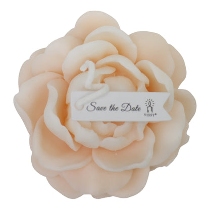 Rose Shape Scented Candle Small SS41106-11. (12PC)