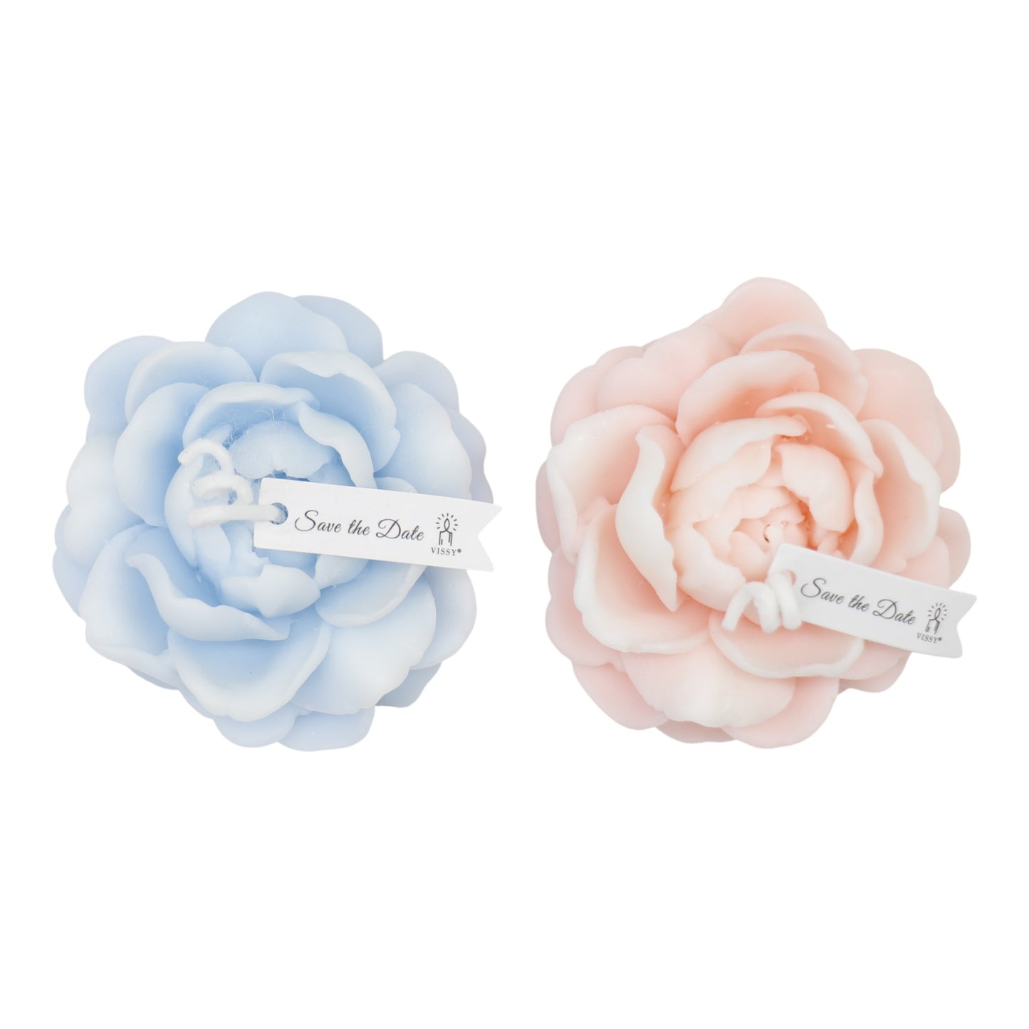 Rose Shape Scented Candle Small SS41106-11. (12PC)