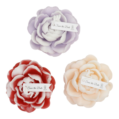 Rose Shape Scented Candle Small SS41106-11. (12PC)