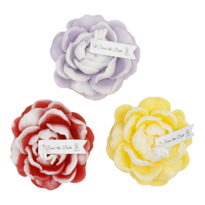 Rose Shape Scented Candle Small SS41106-11. (12PC)