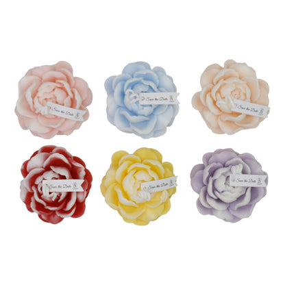 Rose Shape Scented Candle Small SS41106-11. (12PC)