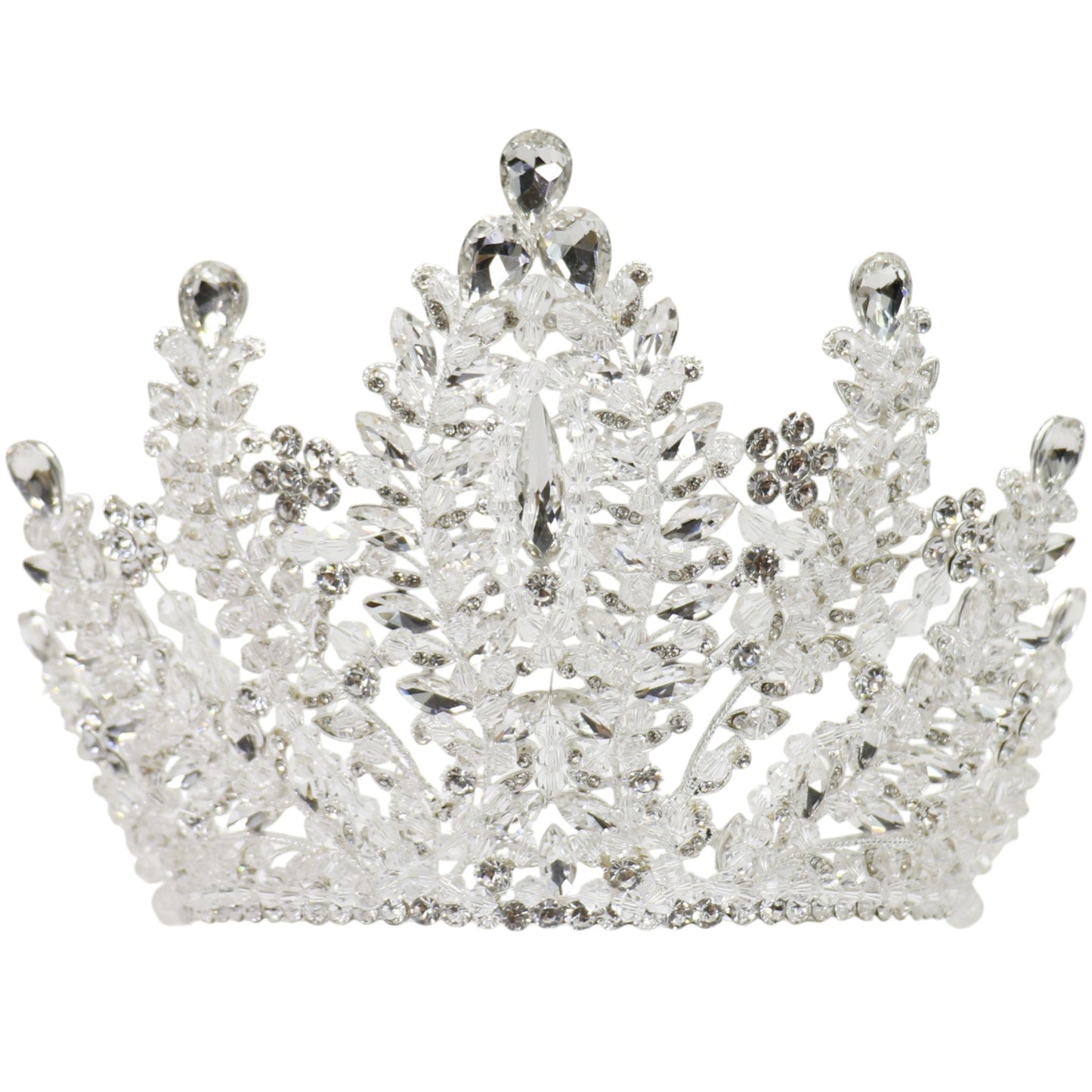 Crystal Tiara Crown HT0963 (1PC)