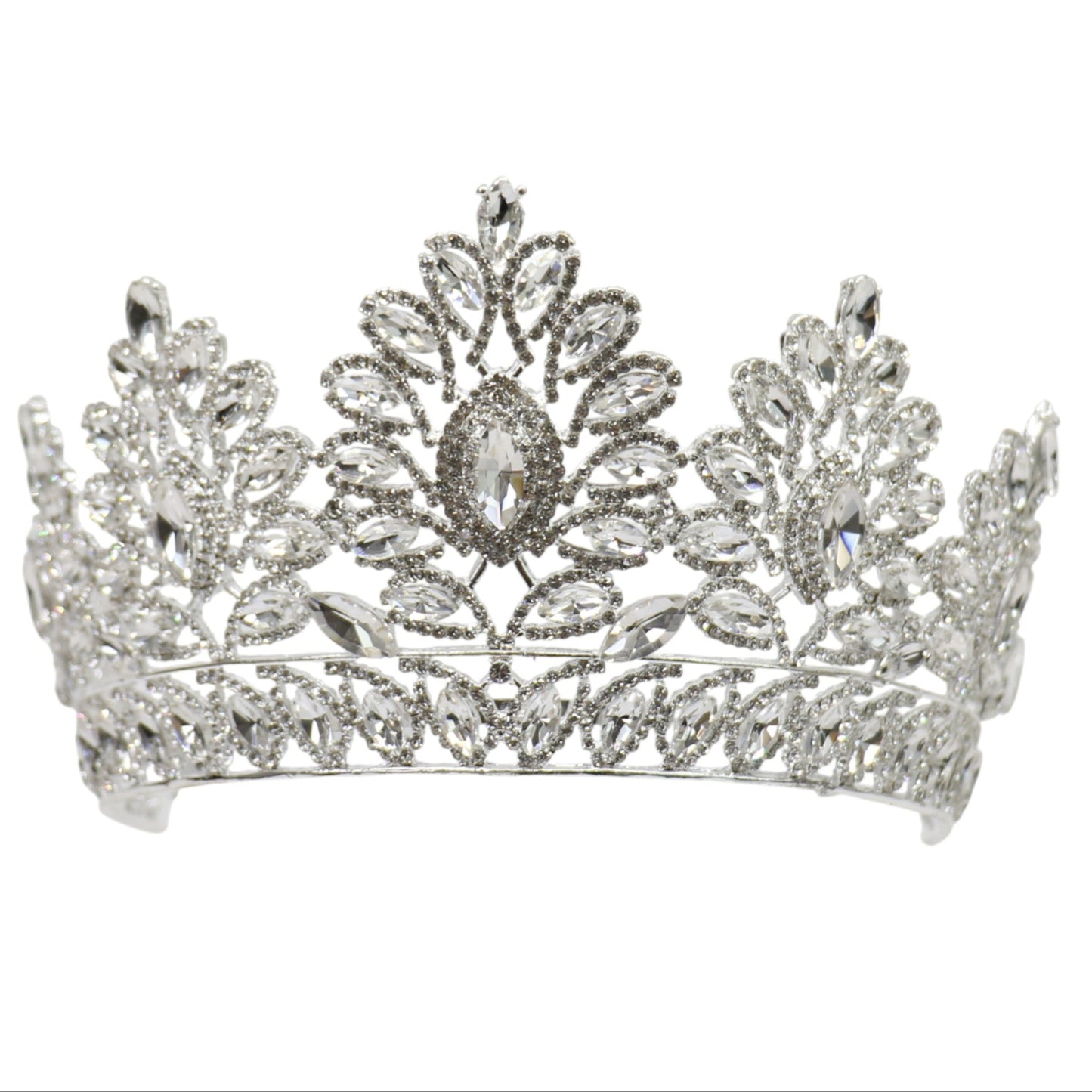 Crystal Tiara Crown HT0937. (1PC)