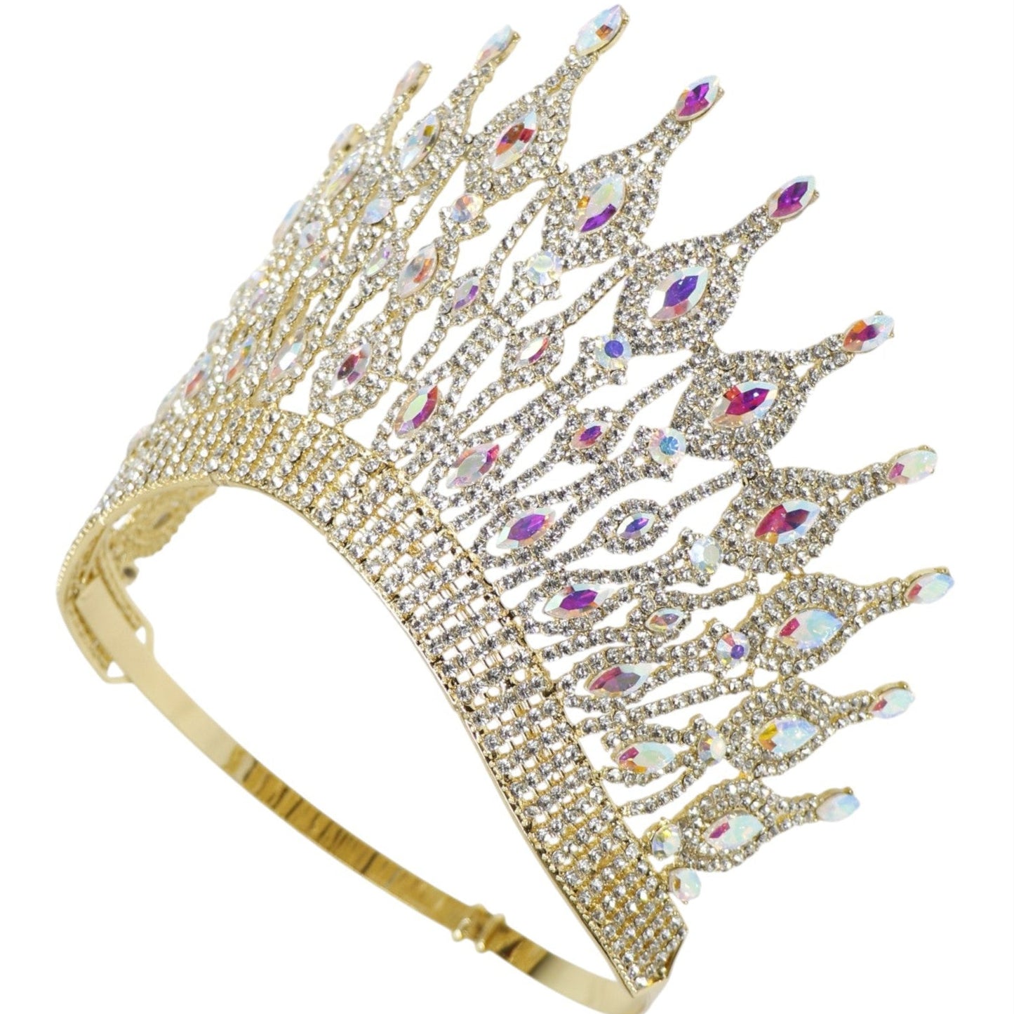 Crystal Tiara Crown HT0956. (1PC)