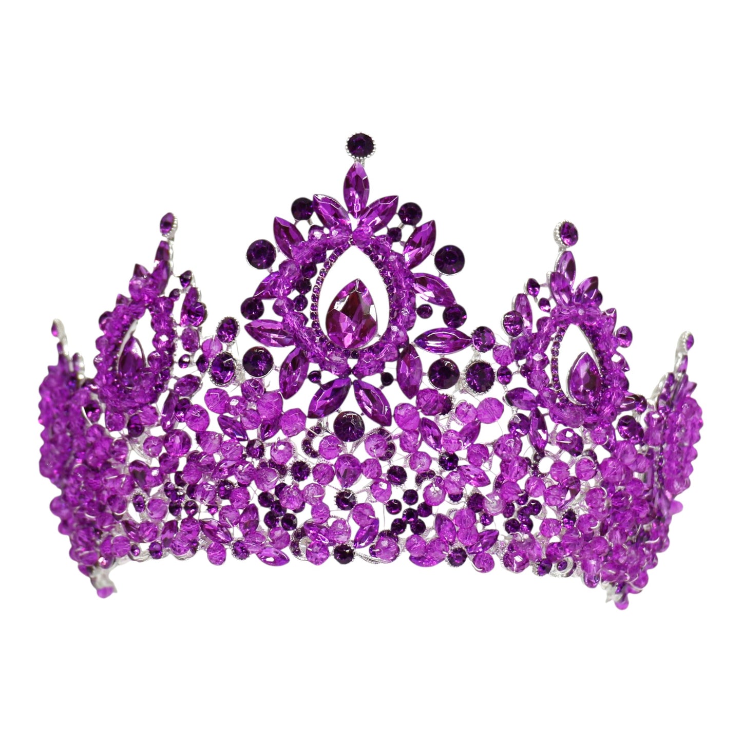 Crystal Tiara Crown HT0962. (1PC)
