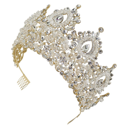 Crystal Tiara Crown HT0962. (1PC)