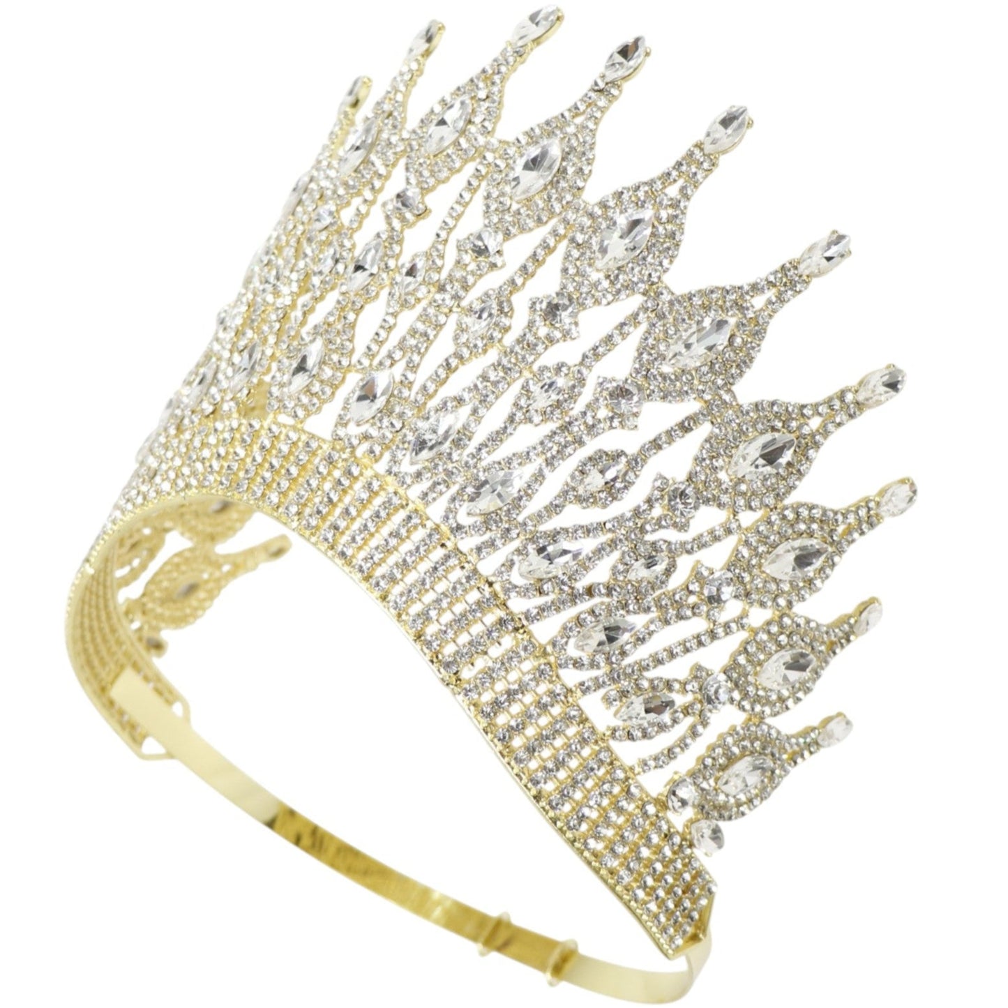 Crystal Tiara Crown HT0956 (1PC)