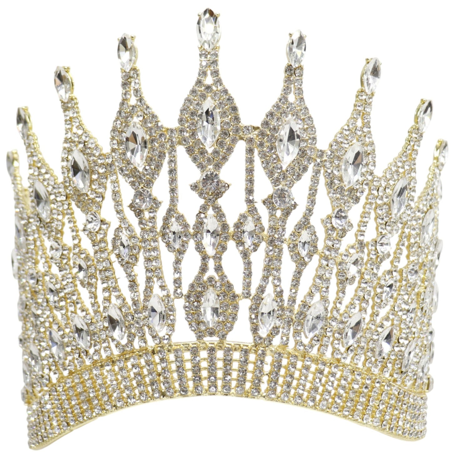 Crystal Tiara Crown HT0956. (1PC)