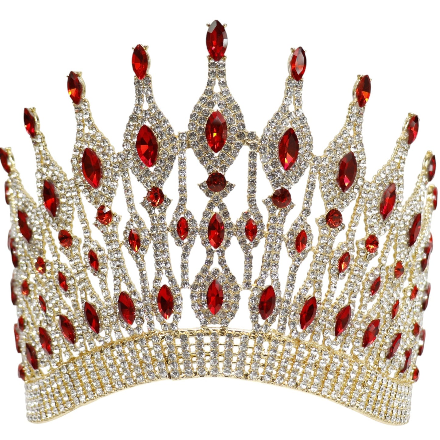 Crystal Tiara Crown HT0956. (1PC)