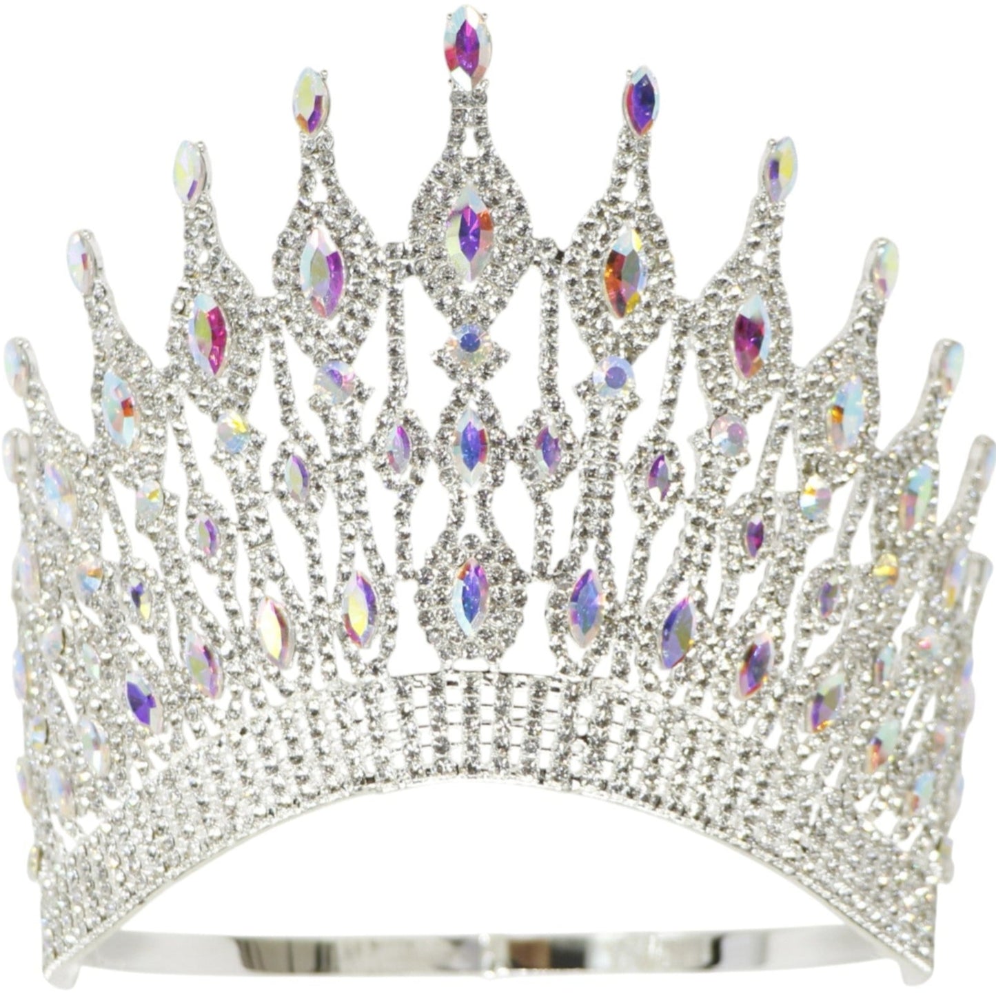 Crystal Tiara Crown HT0956. (1PC)