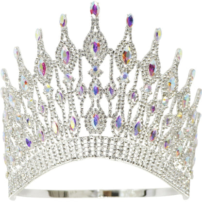 Crystal Tiara Crown HT0956. (1PC)