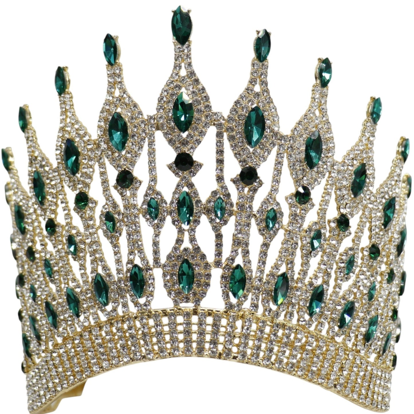 Crystal Tiara Crown HT0956. (1PC)