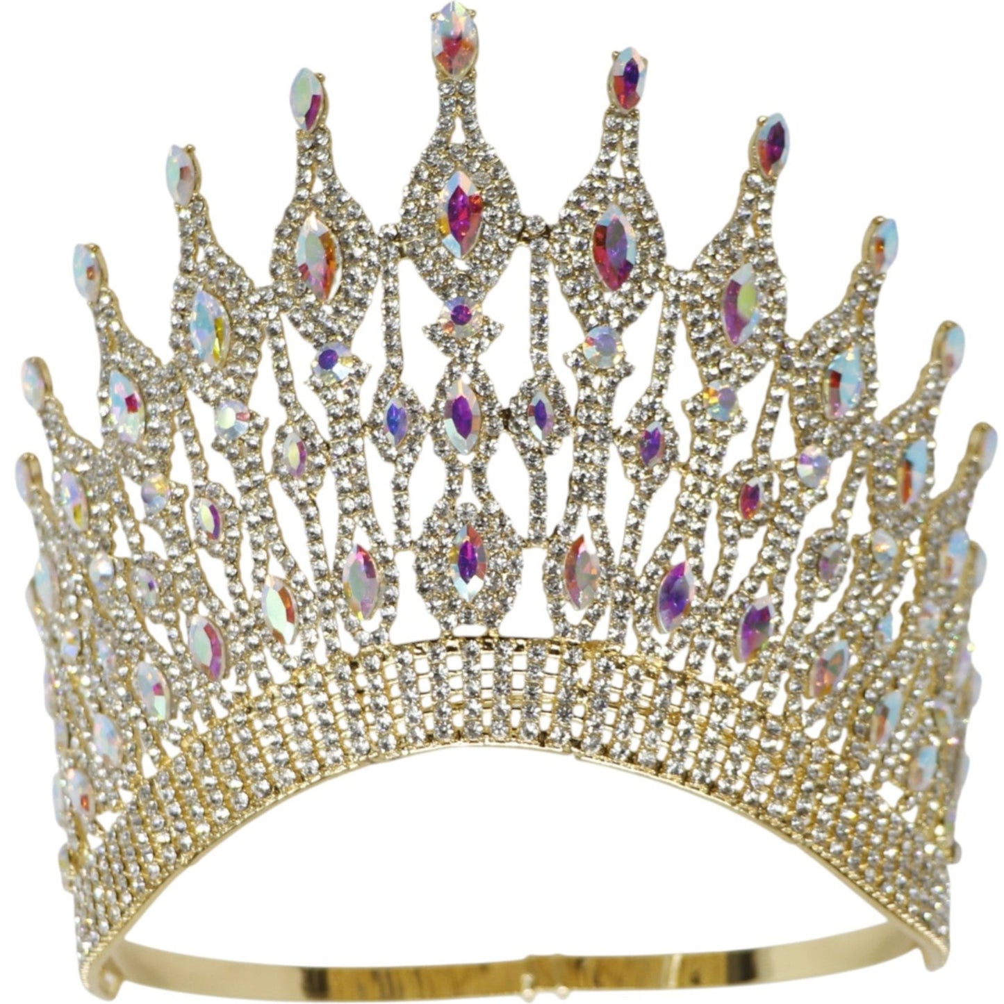 Crystal Tiara Crown HT0956. (1PC)