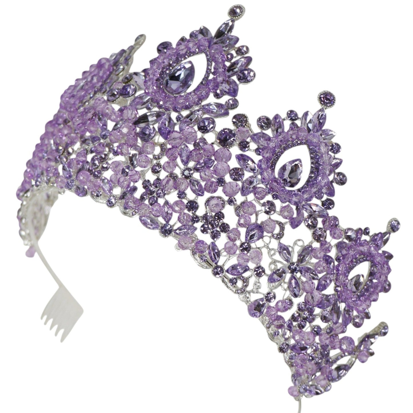 Crystal Tiara Crown HT0962. (1PC)