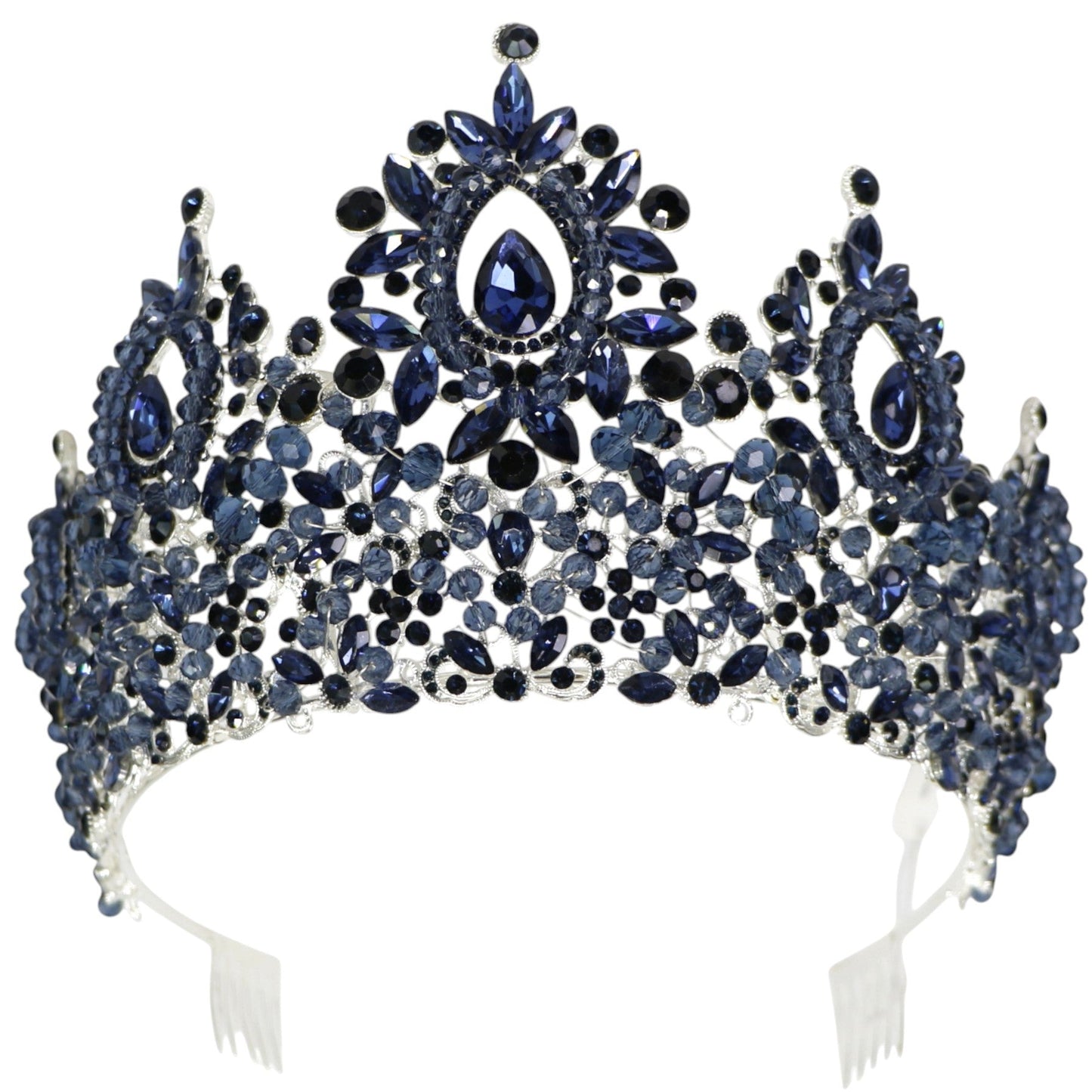 Crystal Tiara Crown HT0962. (1PC)