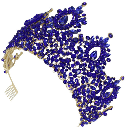 Crystal Tiara Crown HT0962. (1PC)