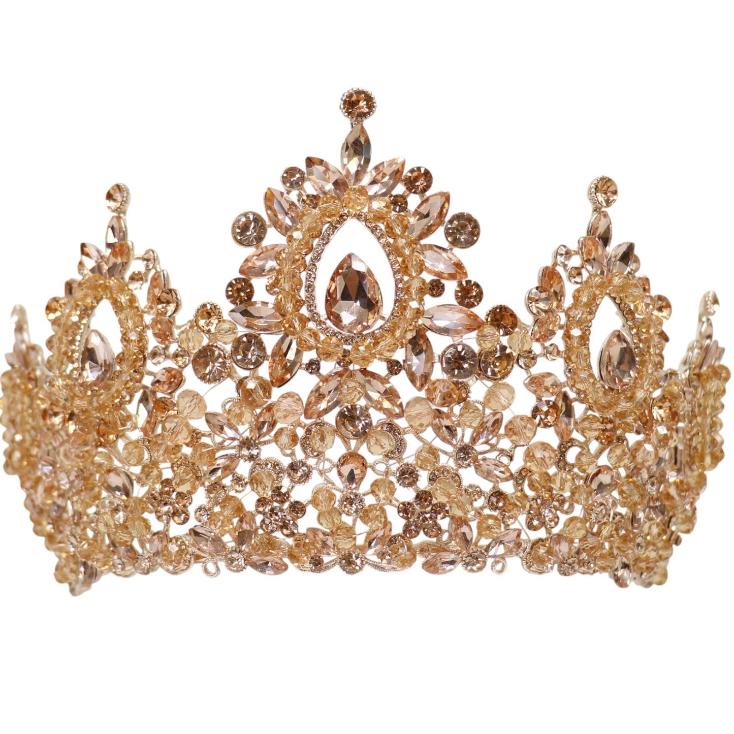 Crystal Tiara Crown HT0962. (1PC)