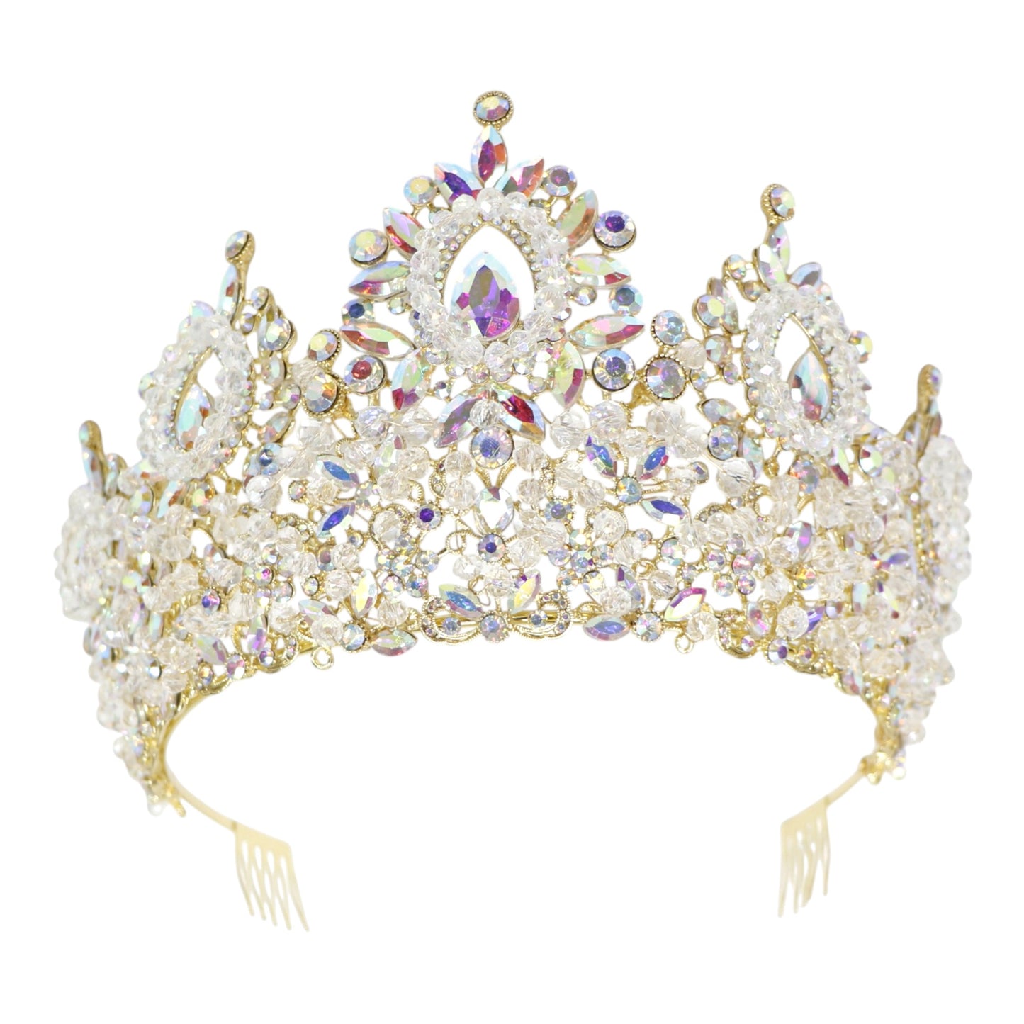 Crystal Tiara Crown HT0962. (1PC)