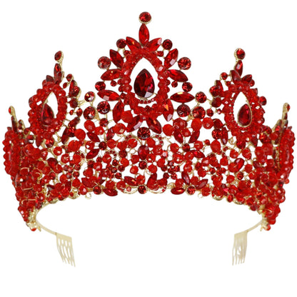 Crystal Tiara Crown HT0962. (1PC)